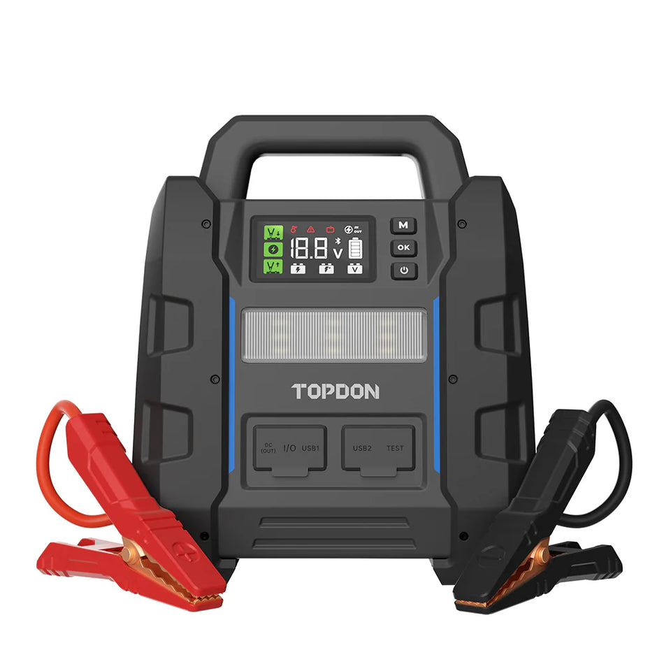 Topdon V4500PLUS Vehicle Battery Jump Starter 4500A & Battery Tester