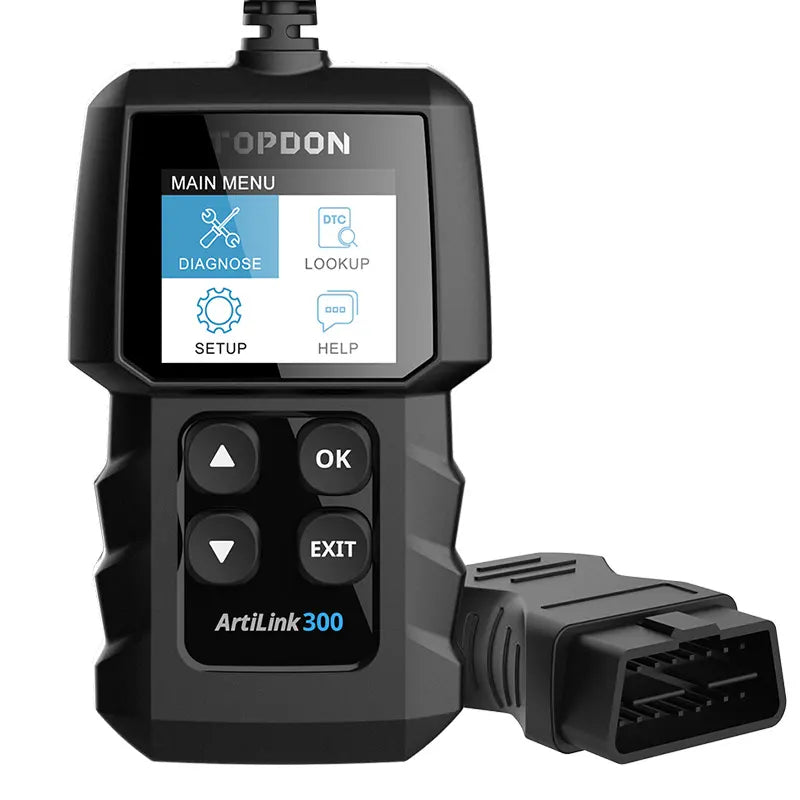 TOPDON AL300 Code Reader Check Engine Light Scan Tool Full OBD2