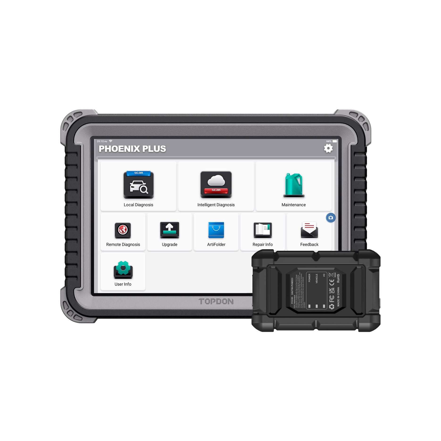 Topdon Phoenix Plus 2 Professional Diagnostic Scan Tool (2024 New Arri ...