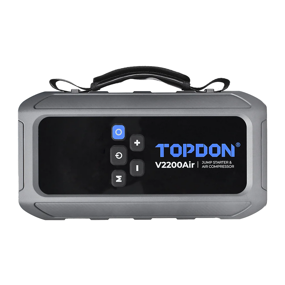 Topdon V2200AIR 2200A Vehicle Jump Stater, Tyre Inflater, Power Bank