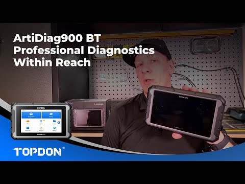 TOPDON ArtiDiag900 BT, Diagnostic Scan Tool, Bluetooth, ECU Coding